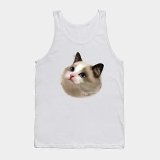 Lovely Puppy cat Ragdoll Tank Top